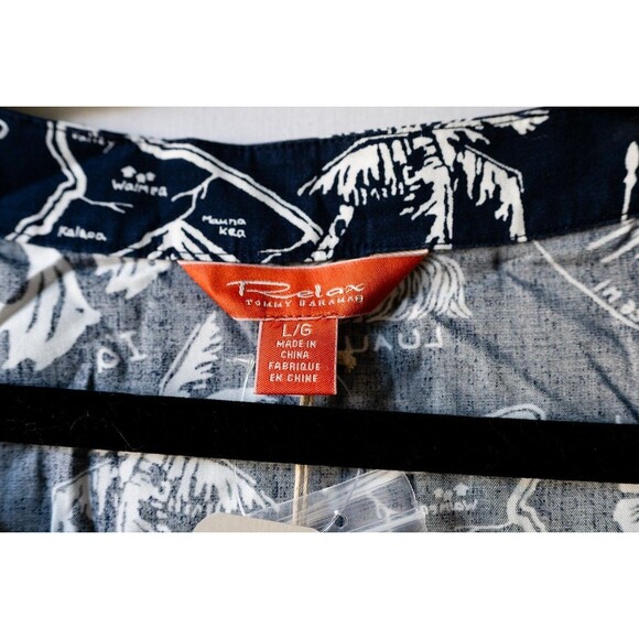 Tommy Bahama Relax L Ocean Bliss Tunic 12-14 NEW Hawaii tropical vacation resort - Picture 3 of 8